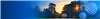 Parc au coucher du soleil et sphères bleues_2.png